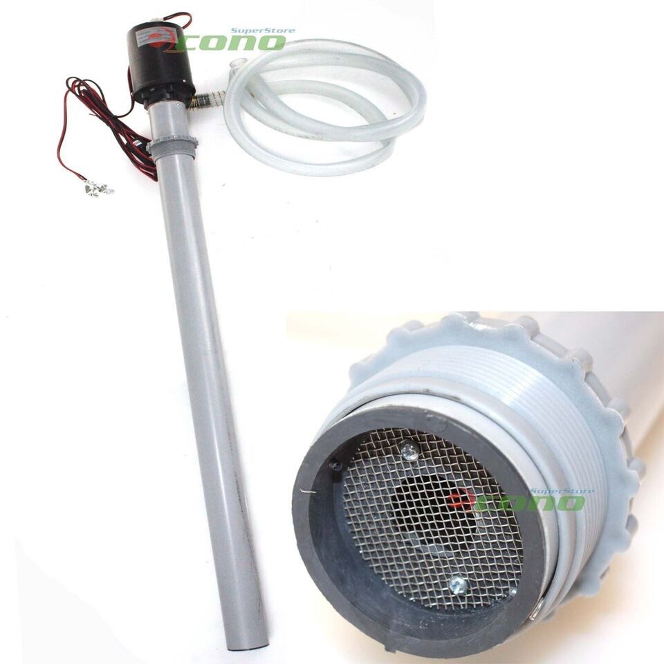 55 Gallon 12V DC Centrifugal Drum Barrel Fuel Transfer Pump Kit  8GPM 12... - $65.44