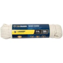 MIBRO Group (The) 642031 Braided Cotton Rope TG 1/4x50Cott Sash Cord - $30.58 CAD