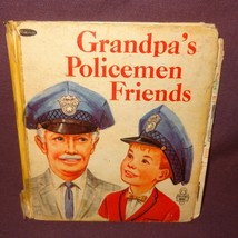 Vintage Grandpas Policemen Friends Book 1967 Whitman Tell Tale Bernice F... - $5.34