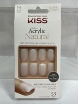 Medium Kiss Natural Glue On Nails Salon Acrylic KSAN02 67898 Paint Or Na... - $6.82