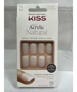 Medium Kiss Natural Glue On Nails Salon Acrylic KSAN02 67898 Paint Or Na... - £5.33 GBP