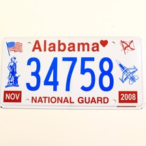 Untagged United States Alabama National Guard Passenger License Plate 34758 - $225.96 MXN