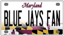 Blue Jays Fan Maryland Novelty Mini Metal License Plate Tag - £11.76 GBP