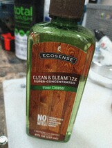  Ecosense Clean &amp; Gleam 12X Super Concentrated Floor Cleaner ~ 8 fl oz. ... - $12.99