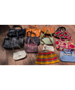 Lot of 13 Handbags/Totes Mixed Brands Some Vintage Clean Resell As Is Fe... - €67,93 EUR