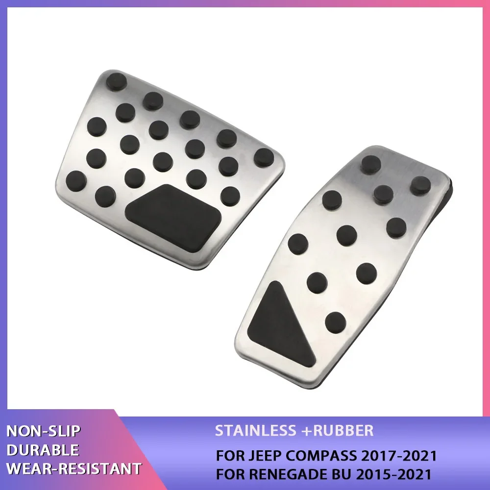 Edals for jeep compass 2017 2021 renegade bu 2015 2021 accelerator brake pedal footrest thumb200