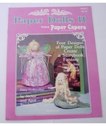 4 Designs PAPER DOLLS II Using Paper Capers Napier 8-Page Booklet of Pat... - £5.50 GBP