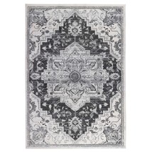 2&#39; X 3&#39; Gray and Dark Gray Medallion Power Loom Area Rug - $43.51+