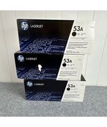 Lot of (3) HP 53a Black Toner New Sealed Genuine OEM Original - Free Shi... - $89.99