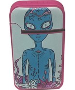 Zengaz Torch Lighter, Refillable, Wind Proof, Pink W/ Blue Alien Theme - €11,85 EUR