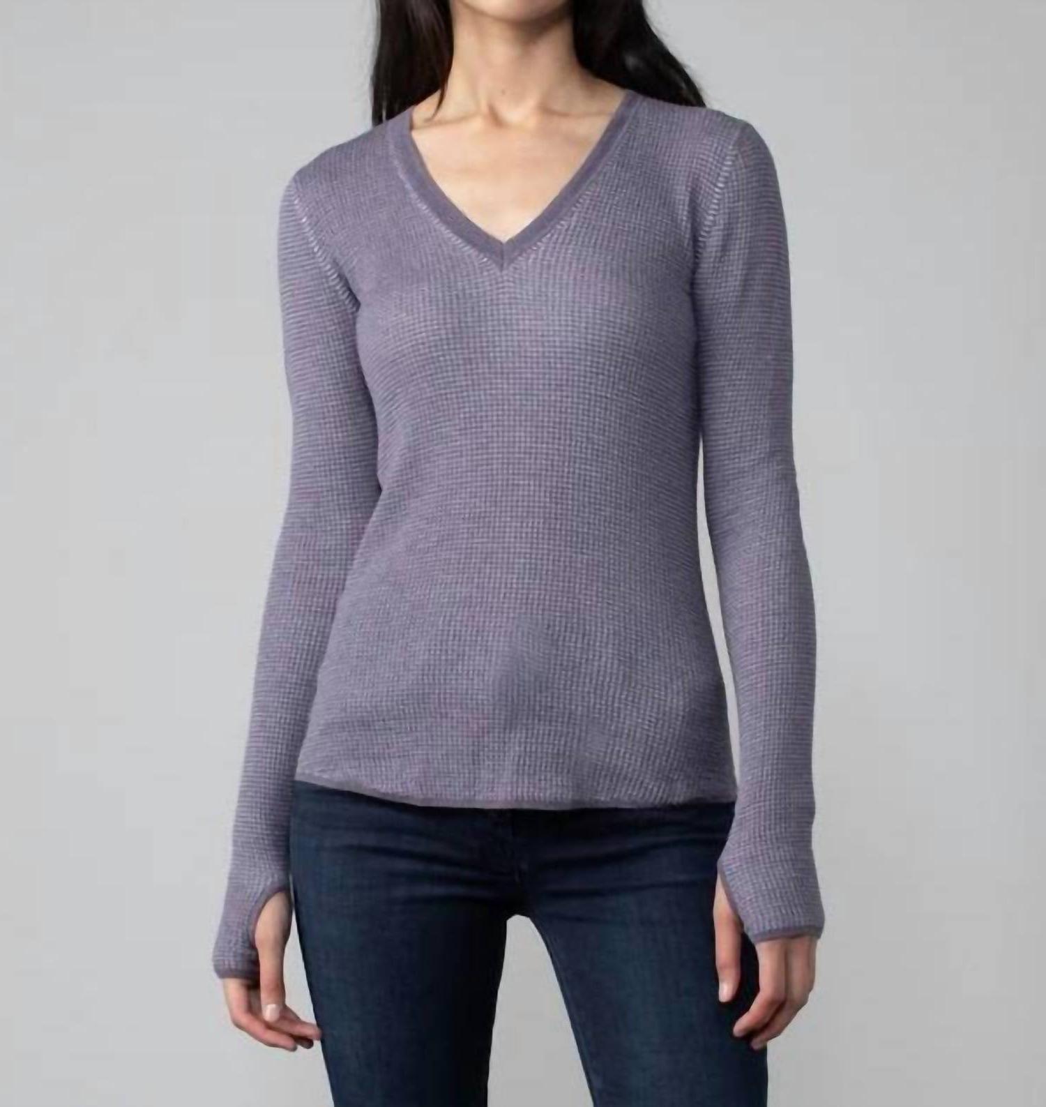 Margaret O&#39;leary Shirttail Waffle Top Size S - $91.08