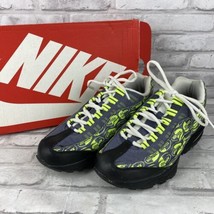 Nike Air Max 95 SE (GS)Volt Size 7Y Black Volt Ash White Logos W/Box - £75.91 GBP