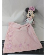 Disney Minnie Mouse Plush Lovey Security Blanket Pink Stuffed Animal Toy - $25.95