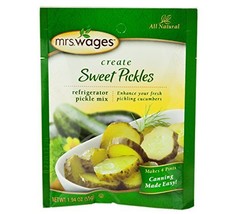Mrs. Wages Refrigerator Sweet Pickle Seasoning Mix, 1.94 Oz. Pouch (Pack of 4) - $21.19