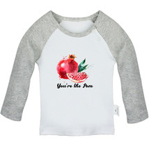 You&#39;re the Pom Funny T-shirts Newborn Baby Pomegranate Graphic Tees Infant Tops - £8.37 GBP+