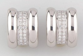 Chopard La Strada 18k White Gold &amp; Diamond Clip-On Earrings - £7,597.53 GBP