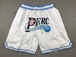 Perc O’Cet #30 Basketball Classic White Mesh Pockets Shorts - $39.00