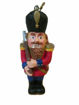 London &quot;Queen&#39;s Guard&quot; Figural Christmas Tree Ornament Toy Soldier Drumm... - £7.97 GBP