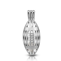 Pearl Cage Silver Color Locket Perfume Aromatherapy Essential Oil Diffus... - £11.48 GBP