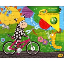 Crayola Out For Ride Learning Puzzle - 24 Pieces Jigsaw Puzzle - £7.03 GBP