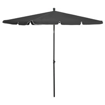  Garden Parasol Anthracite Polyester 82.7 x 55.1 in Tiltable - $1,788.48 MXN