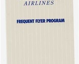 Vanguard Airlines Frequent Flyer Program Brochure 1980&#39;s - £11.05 GBP