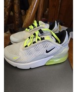 10.5c LIttle Kids/Toddlers Nike Air Max 270 White/Volt Sneakers - $88.47 CAD