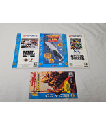 Vintage Sega CD Manual Only Lot Authentic NHL 94 Tomcat Alley FIFA Soccer - $27.28 CAD