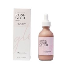 Illuminating Rose Gold Facial Serum Elixir with hydrating Aloe and Hyalu... - £13.08 GBP