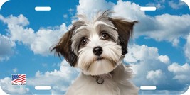 HAVANESE PARTI BRN WT FACE CAN PERSONALIZE NOVELTY METAL LICENSE PLATE I - $6.00