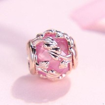 2019 Autumn Release Rose™ Rose Gold Pink Decorative Leaves Charm  - £14.06 GBP