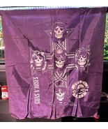 1988 Guns N&#39; Roses Wall Tapestry Banner Flag  41&quot; x 47&quot; RARE COLOR PURPL... - $67.89 CAD