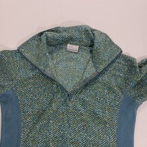 Columbia Arctic Air Half Zip Fleece XK1447 Womens Turquoise/Green Lightweight XS image 10