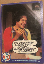 Vintage Mork And Mindy Trading Card #76 1978 Robin Williams - £1.54 GBP