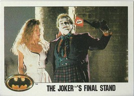 BATMAN - THE JOKER&#39;S FINAL STAND 1989 TOPPS # 123 - $1.73