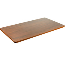 VIVO Dark Walnut 43 x 24 inch Universal Table Top for Sit to Stand Desk Frames - £120.05 GBP