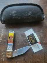 The Amazing Spider-Man Pocket Knife Franklin Mint w/Pouch Collector Knif... - $68.99 CAD