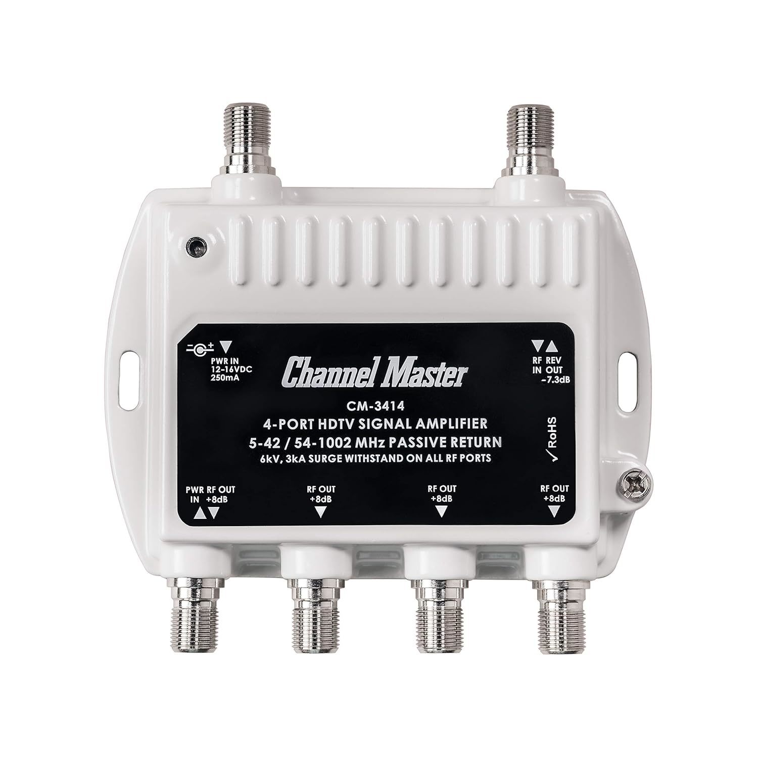 Channel Master Ultra Mini 4 TV Antenna Amplifier, TV Antenna Signal Booster with
