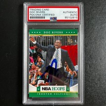 2012-13 NBA Hoops #7 Doc Rivers Signed Card PSA Slabbed Celtics - £46.85 GBP