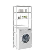 vidaXL Silver Medium Laundry Storage Rack with Adjustable Shelves - $127.60 CAD