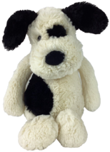 Jellycat London Plush Stuffed Animal Dog Black &amp; White Floppy Long Ears 12&quot; Soft - £14.62 GBP