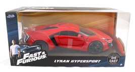 VINTAGE SEALED Jada 1:24 Fast &amp; Furious Lyman Hypersport Die Cast Car - $19.79
