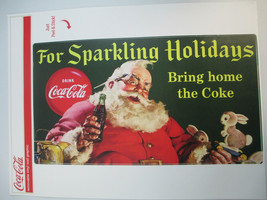 Coca-Cola Sparkling Holidays Removable Vinyl Decal Re-positionable Christmas - £7.91 GBP