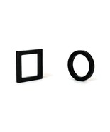Minimalist Black Hand-Painted Wooden Ring, Unique Italian Design Jewelry... - $336.96 MXN