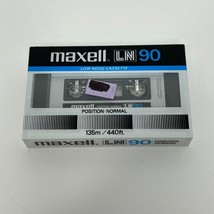 Genuine Maxell LN 90 Type I Low Noise Cassette Tape Brand New &amp; Factory ... - £10.89 GBP