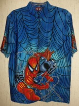 EXCELLENT BOYS SPIDERMAN S/S NOVELTY CARTOON SHIRT   SIZE L (16/18) - £14.90 GBP