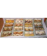 Stereo View Stereoscope Color Cards Lot Set of 57 Deer Bird and Duck Hun... - £133.53 GBP