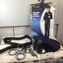 Spirit Halloween Costume Deluxe Police Officer Childs Small 4-6 With Extras - £31.74 GBP