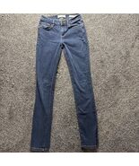 Bullhead Denim Co Regular Skinny Jeans Size 1 Blue Denim 5 Pocket - $200.03 MXN