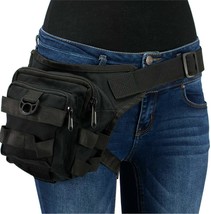 Milwaukee Leather Mp8841 Black Textile Conceal And Carry Tactical Thigh ... - $42.98